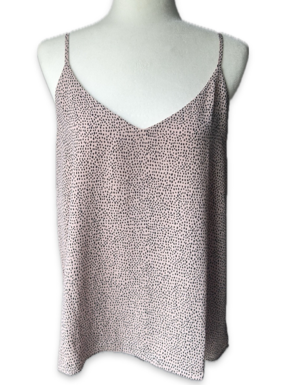 Reitmans Blush Pink Spotted V-Neck Cami